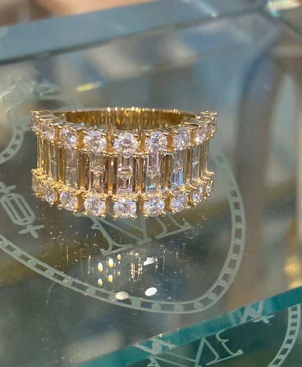 Diamond Baguette Royal Ring